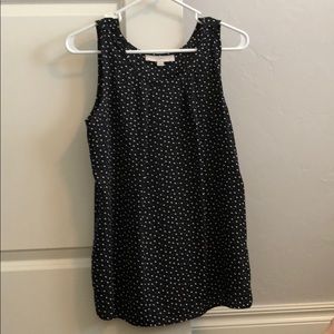 Black and white tank